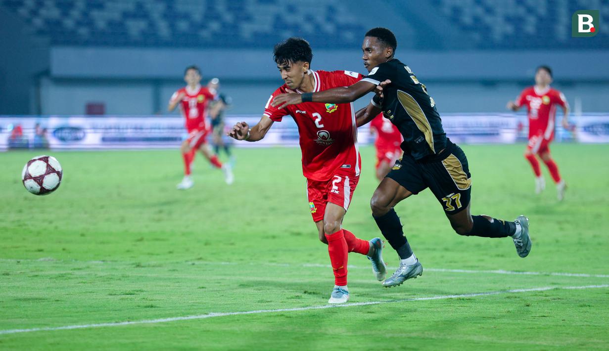 Kemenangan besar yang diraih Dewa United atas Shan United membuat Banten Warriors menempati posisi puncak klasemen akhir Grup E AFC Challange League 2025/2026. Dewa mengumpulkan tujuh poin dari tiga laga. (Bola.com/M Iqbal Ichsan)