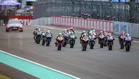 Jalannya start Race 1 WSBK Mandalika 2023 hari Sabtu (04/03/2023). (Twitter/World Superbike)