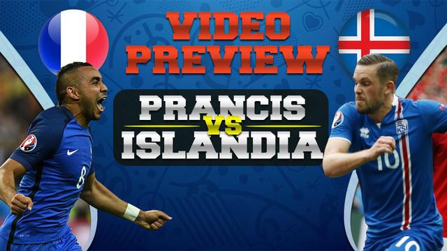 Video preview laga perempat final Piala Eropa 2016 antara Prancis vs Islandia yang akan dimainkan di Stade de France, Senin (4/7/2016) dinihari WIB.