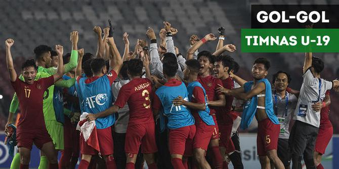 VIDEO: Gol-Gol yang Antarkan Timnas Indonesia ke Perempat Final Piala AFC U-19