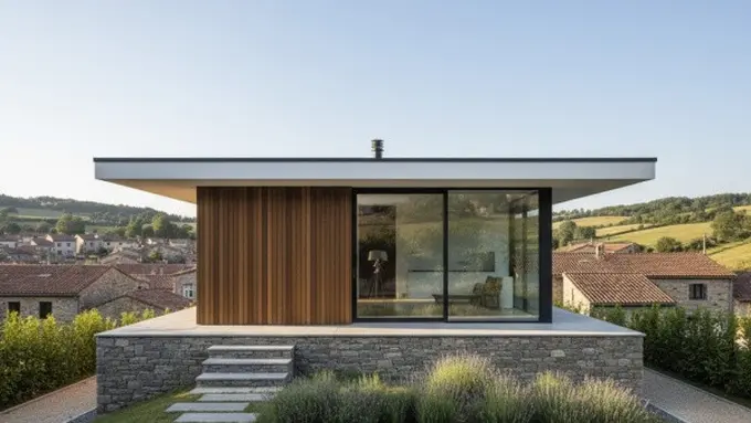 Gambar Rumah Minimalis Tampak Depan Terbaru 2025/Ilustrasi Gemini AI