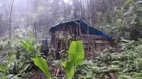 Kamp pemburu rangkong (Foto: FFI-IP)