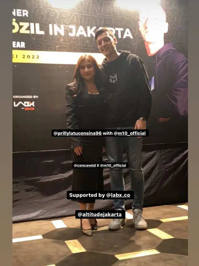 Makan Malam Bareng, Ini 5 Potret Prilly Latuconsina Bareng Mesut Ozil