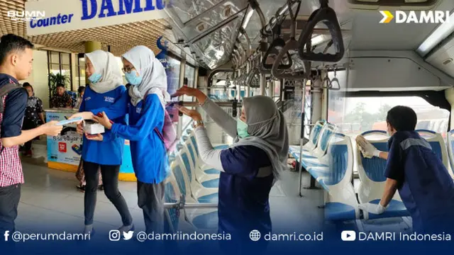 Perum DAMRI cegah virus corona