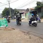 Sejumlah jalan arteri di Kabupaten Purwakarta, masih menjadi jalur favorit pemudik, terutama mereka yang menggunakan kendaraan roda dua. Foto (Istimewa)