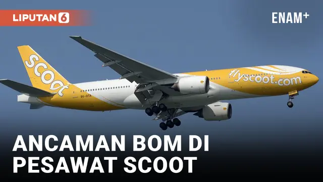 Pesawat Scoot Rute Singapura-Perth Dapat Ancaman Bom dari Pria Australia, Pelaku Langsung Ditahan