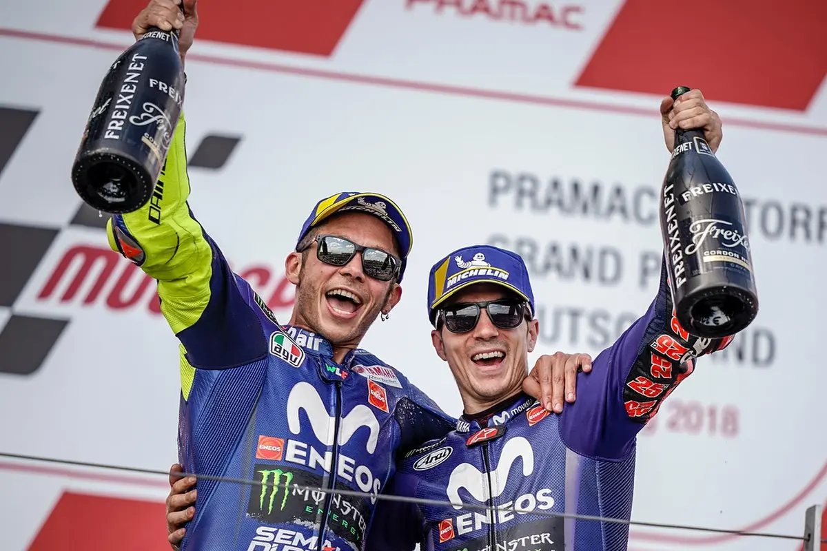 Valentino Rossi dan Maverick Vinales