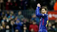 1. Lionel Messi (Barcelona) - 36 Gol (4 Penalti). (AP/Manu Fernandez)