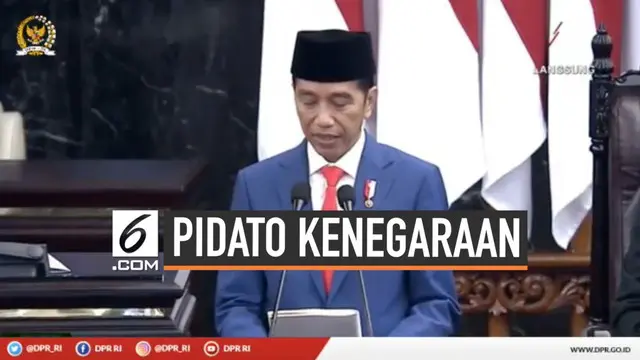 Presiden Jokowi menyampaikan pidato pada sidang tahunan MPR RI. Jokowi menekankan bahwa perbedaan adalah sebuah hal yang harus disyukuri dan bukan alasan saling membenci.