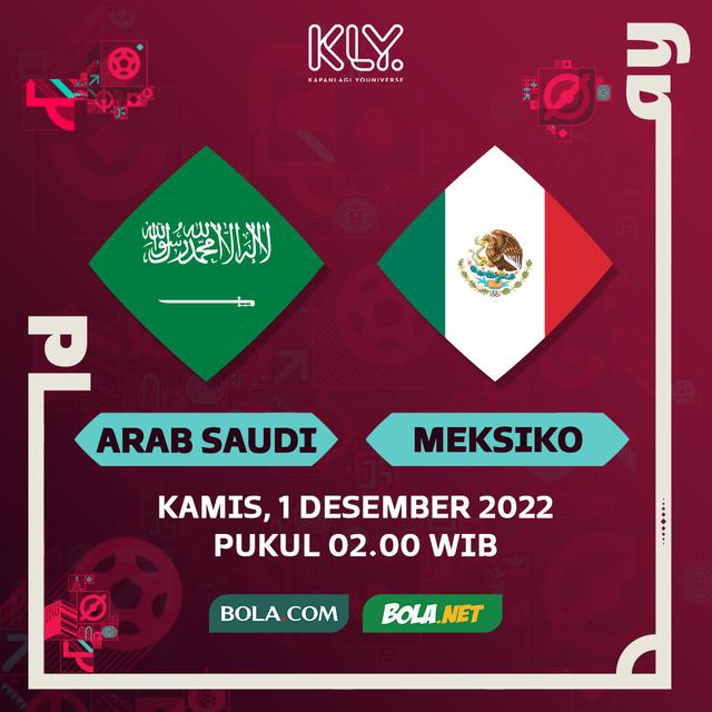 Piala Dunia 2022 - Arab Saudi Vs Meksiko