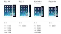 Resmi Rilis, Berapa Harga Dua iPad Terbaru?