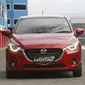 Mengambil tempat di Sirkuit Sentul, awak Liputan6.com mendapat kesempatan mengenal dan menjajal All New Mazda2. 