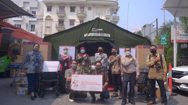 Peringati Hari Jadi ke-65, Danamon Bangun Rumah Sakit Darurat