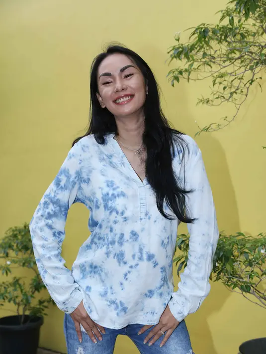 Ini pertama kalinya, Kalina terjun ke dunia seni peran. Lewat film 'Nama'. Film layar lebar mengangkat kisah anak jalanan korban kekerasan. (Nurwahyunan/Bintang.com)