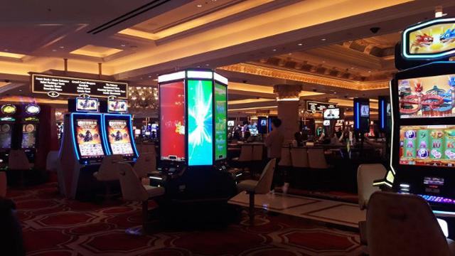 Suasana kasino di hotel the venetian