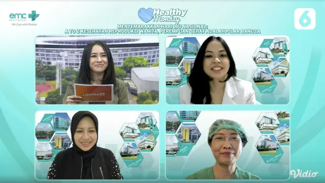 Healthy Monday Liputan6.com dan EMC Healthcare, A to Z Kesehatan Reproduksi Wanita, Senin (19/12/2022)
