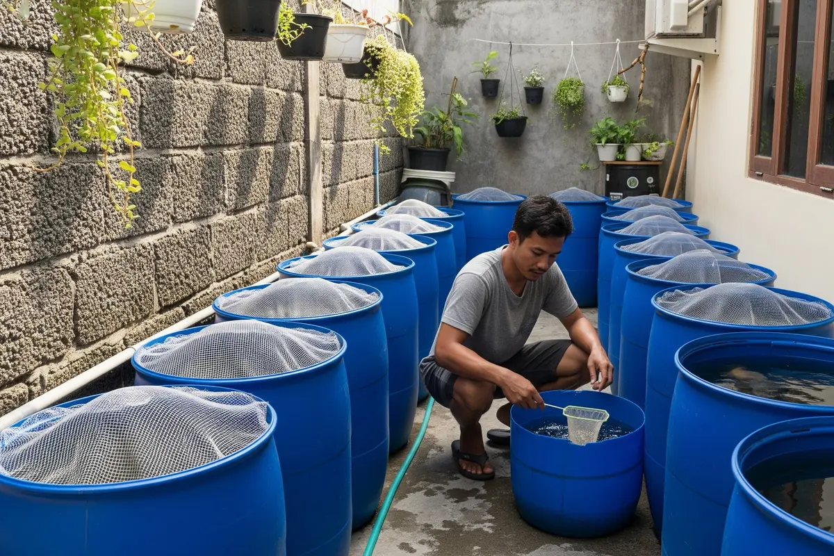 6 Cara Ternak Ikan Mujair di Drum 120 Liter, Panduan Lengkap untuk Pemula
