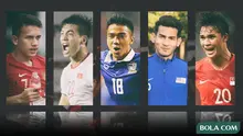 Trivia - Pemain Egy Maulana Vikri, Doan Van Hau, Chanathip Songkrasin, Hadi Fayyadh, Ikhsan Fandi (Bola.com/Adreanus Titus)