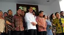 Pertemuan Koalisi Indonesia Hebat  pendukung Jokowi-JK itu untuk membahas rapat paripurna pemilihan pimpinan MPR, Jakarta, (5/10/14). (Liputan6.com/Faisal R Syam)