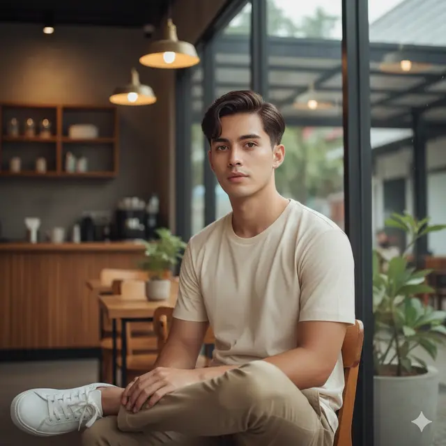 Model Rambut Pria Korea Comma Hair