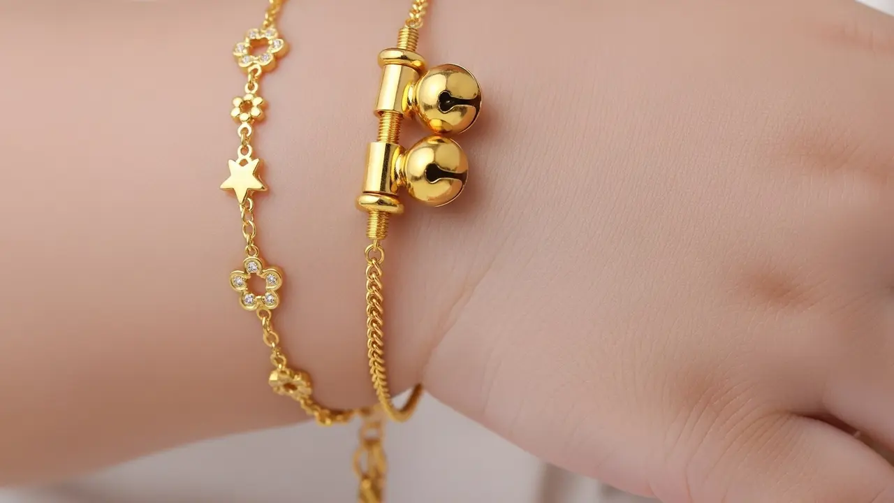 Model Gelang Emas Bayi Perempuan Terbaru