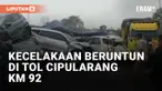Kecelakaan Beruntun di Tol Cipularang KM 92