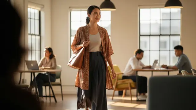 Model Busana Santai Tapi Stylish untuk Kerja (AI)
