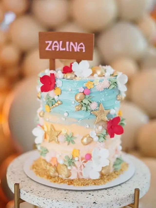 Momen Raisa dan Hamish Daud Rayakan Ultah Anak yang Ke-2 Tahun, Bertema Moana. (Sumber: Instagram/raisa6690)