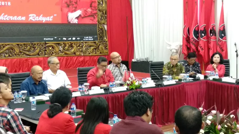 Sekretaris Jenderal Partai Demokrasi Indonesia Perjuangan (PDIP) Hasto Kristiyanto