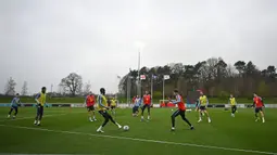 Tuchel memanggil sebanyak 35 pemain untuk laga melawan Uruguay dan Jepang pada 27 dan 30 Maret mendatang. (AFP/Paul Ellis)