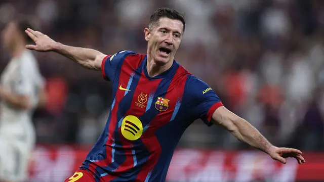 Dua Gol Raphinha Antar Barca Kunci Gelar Piala Super Spanyol