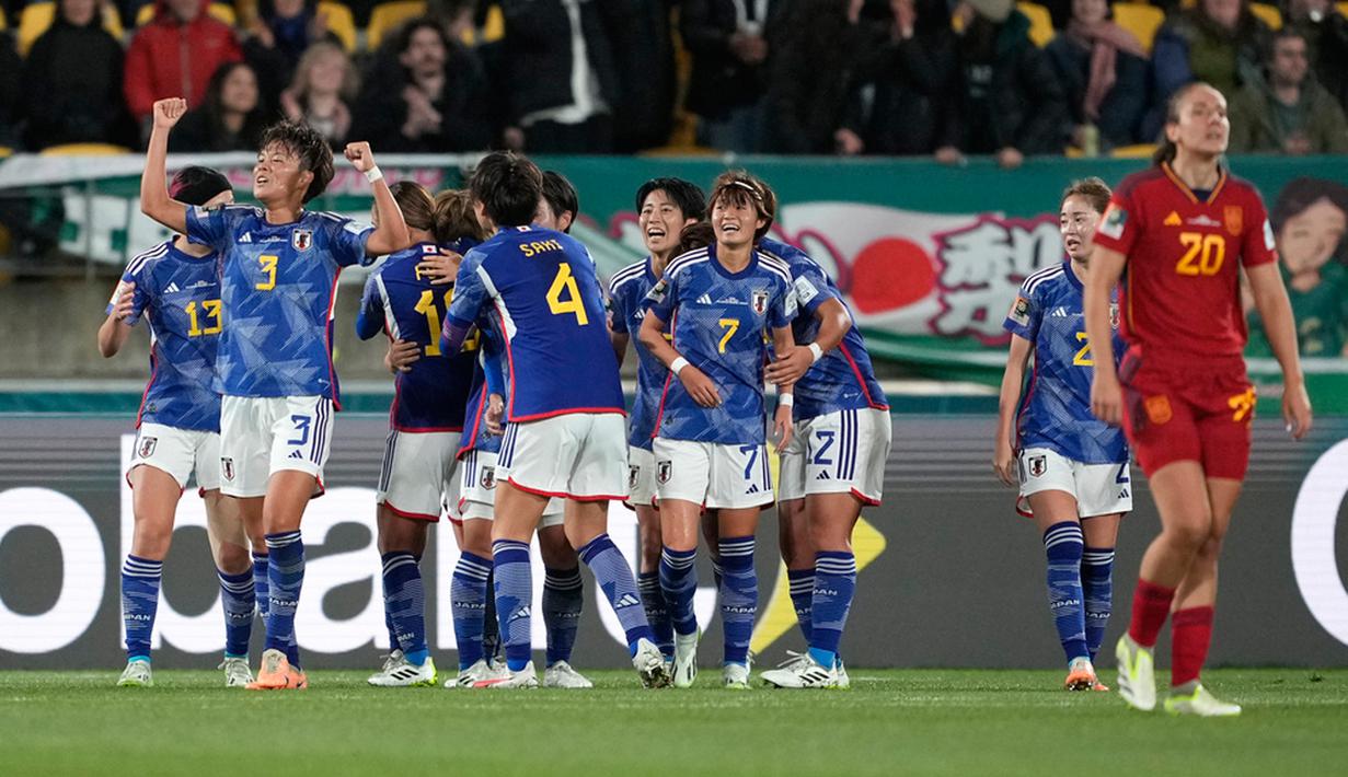 Sementara itu, Spanyol tetap menemani Jepang ke fase selanjutnya. Di babak 16 besar, Alexia Putellas dkk bakal berhadapan dengan peringkat pertama Grup A Piala Dunia Wanita 2023, Swiss. (AP Photo/John Cowpland)