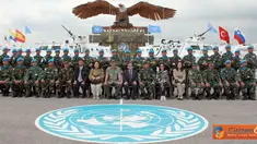 Citizen6, Lebanon: Wamenhan RI, Letjen TNI (Purn) Sjafrie Sjamsoeddin beserta Ibu Etty Sjafrie Samsoeddin melakukan kunjungan ke Markas Satgas Indonesian Battalion (Indobatt) di Adshit Al Qusayr UN POSN 7-1, Lebanon selatan, Kamis (7/4). (Pengirim: Badar)