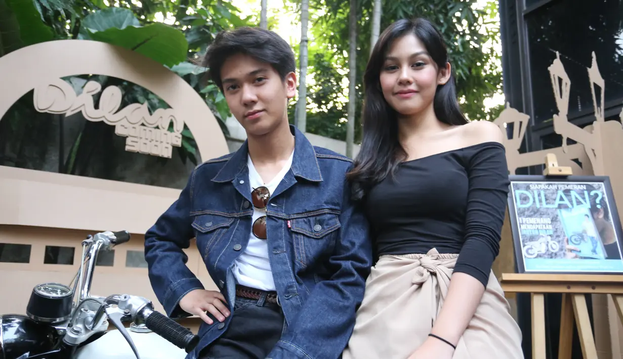 "Jadi model ilustrasi itu dua tahun lalu dan belum dikasih tahu fixnya aku jadi Milea di film. Aku nggak mau kepedean dong awalnya. Tapi kemudian akhirnya benar Milea dipercayakan kepadaku," jelasnya. (Adrian Putra/Bintang.com)