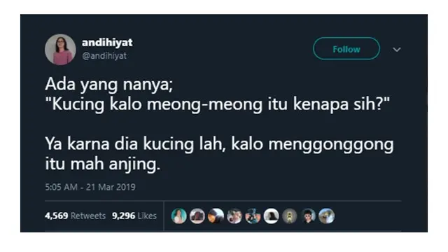 Cuitan Kocak (Sumber: Twitter/andihiyat)