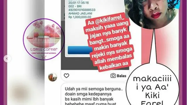 Kiki Farrel (Foto: Instagram)