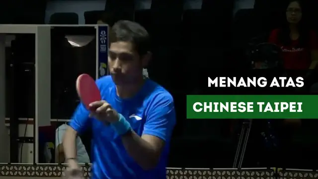 Berita video David Jacobs kalahkan atlet tenis meja Chinese Taipei, Yao Tang Lee.