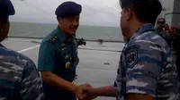 Panglima Armabar 'Blusukan' ke Lokasi AirAsia Hilang