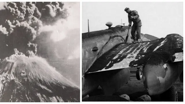 Letusan Vesuvius pada 18 Maret 1944 memaksa tentara Sekutu mengungsi