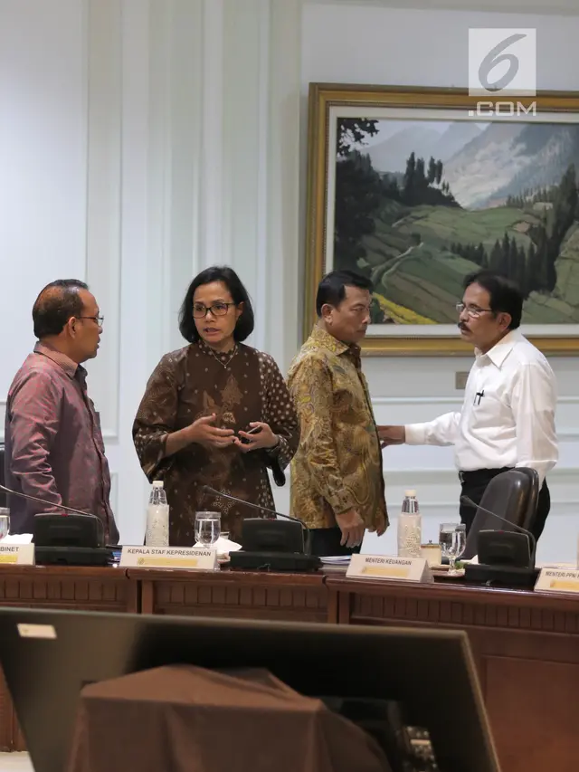 Jokowi Rapat Bareng Menteri Kabinet Kerja