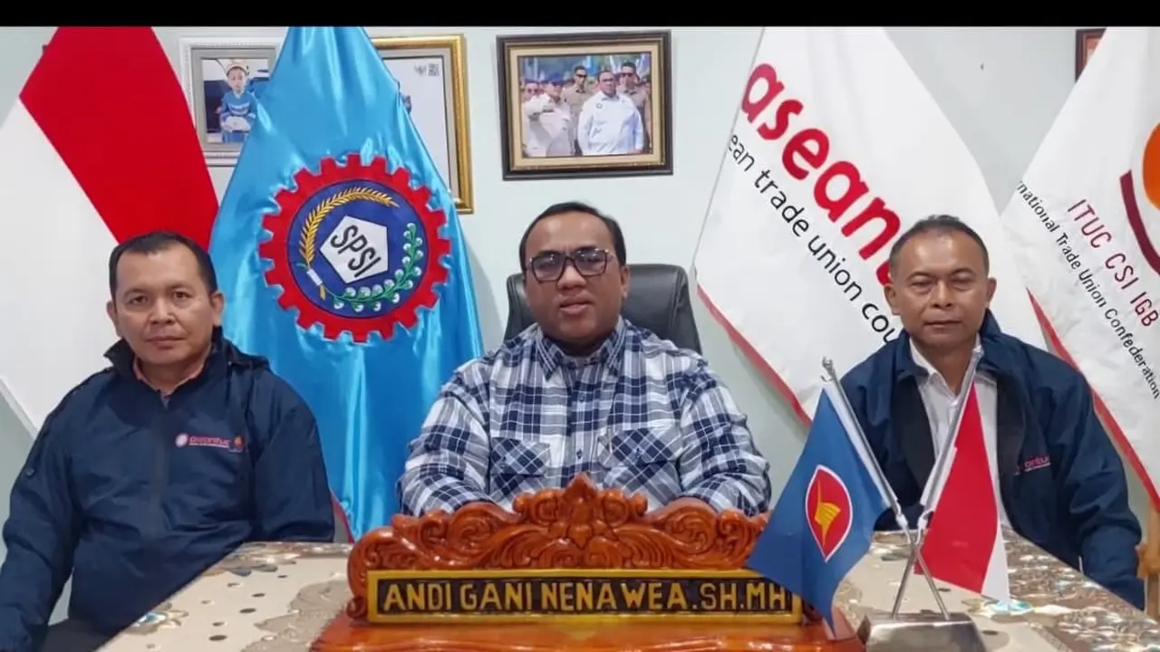 Presiden KSPSI Andi Gani Nena Wea