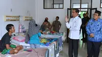 Jokowi Sidak Pelayanan BPJS di RSUD Subang