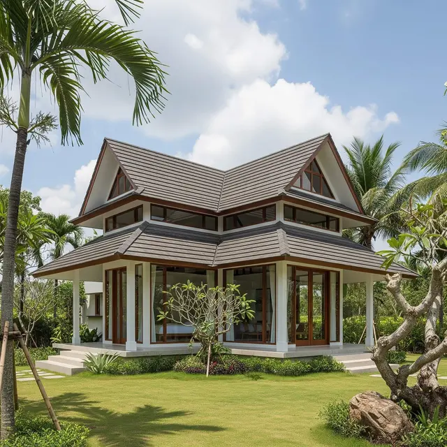 Desain Rumah Kecil Ukuran 6x9 Meter dengan Atap Limasan