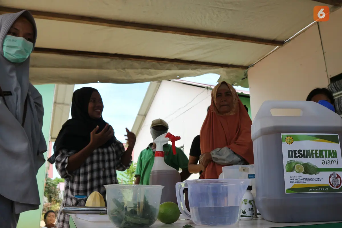 Disinfektan herbal yang diproduksi BPTP Sulteng