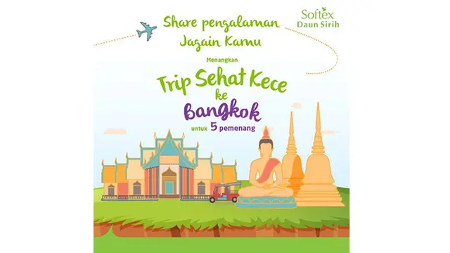 yuk ikutan kompetisi #JagainKamu untuk menangin hadiah Trip Sehat Kece ke Bangkok untuk 5 orang pemenang!