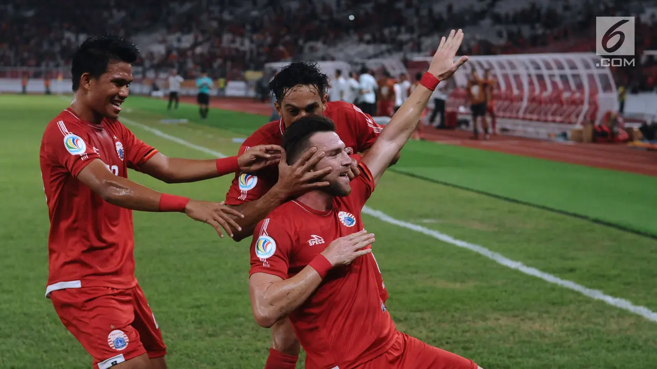 Marko Simic Tiga Gol, Persija Raih Poin Penuh