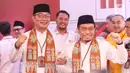 Ridwan Kamil-Suswono tiba di kantor KPU DKI Jakarta sekitar pukul 14.00 WIB. (Liputan6.com/Angga Yuniar)