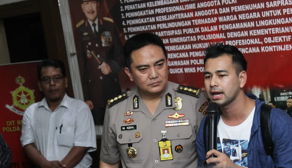 Dimintai komentarnya, suami Nagita Slavina ini tidak mau menjawab seputar pertanyaan penyidik. (Adrian Putra/Bintang.com)