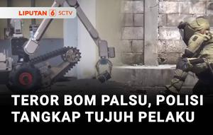 Polisi meringkus tujuh pemuda setelah sebelumnya menggemparkan warga Kota Bandung dengan meletakkan benda mirip bom rakitan di depan sebuah toko, tak jauh dari gereja. Dari hasil penyidikan, bom palsu yang terbuat dari batang kayu ditinggalkan pelaku...
