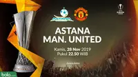 Liga Europa - Astana Vs Manchester United (Bola.com/Adreanus Titus)
